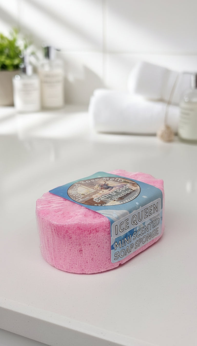 Ice Queen Exfoliating Mini Soap Sponge