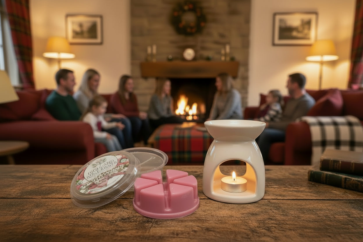 Scottish Raspberry and Marshmallow Wax Melt Pot