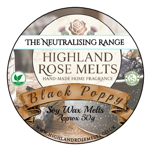Black Poppy Odour Neutralising Wax Melt Pot