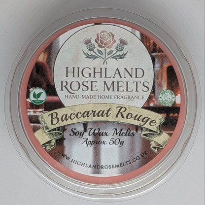 Baccarat Rouge Wax Melt Pot