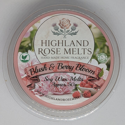 Blush and Berry Bloom Wax Melt Pot