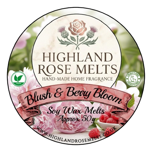 Blush and Berry Bloom Wax Melt Pot
