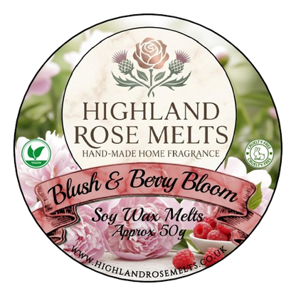 Blush and Berry Bloom Wax Melt Pot