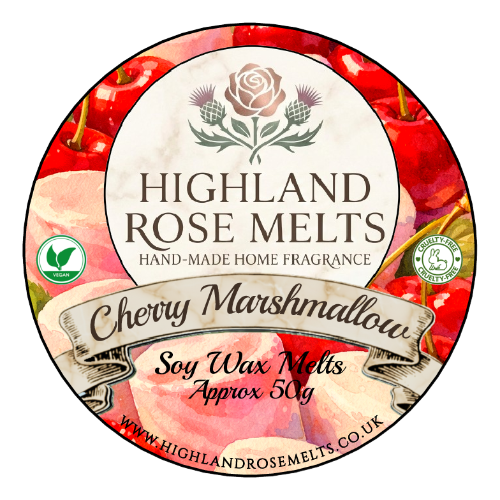 Cherry Marshmallow Wax Melt Pot