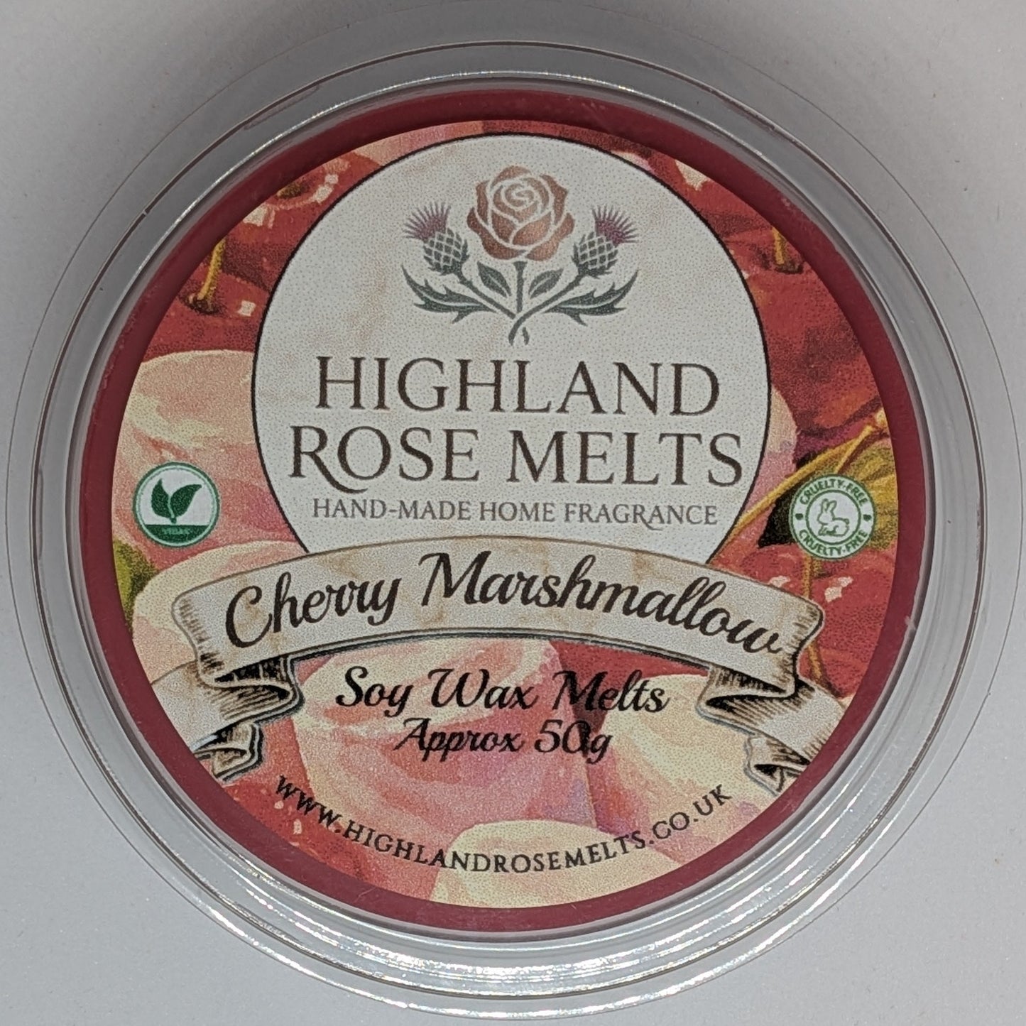 Cherry Marshmallow Wax Melt Pot