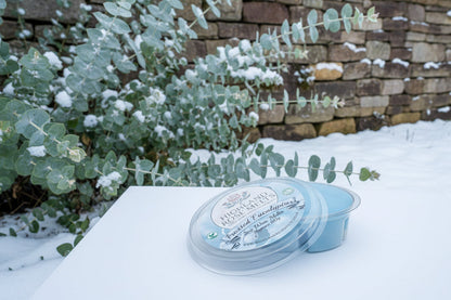 Frosted Eucalyptus Wax Melt Pot