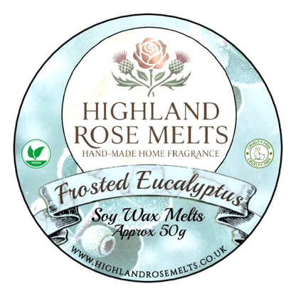 Frosted Eucalyptus Wax Melt Pot