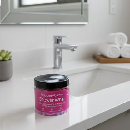 Raspberry Crème Shower Whip