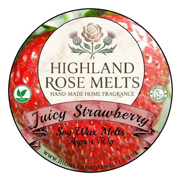 Juicy Strawberry Wax Melt Pot