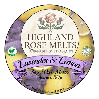 Lavender and Lemon Wax Melt Pot