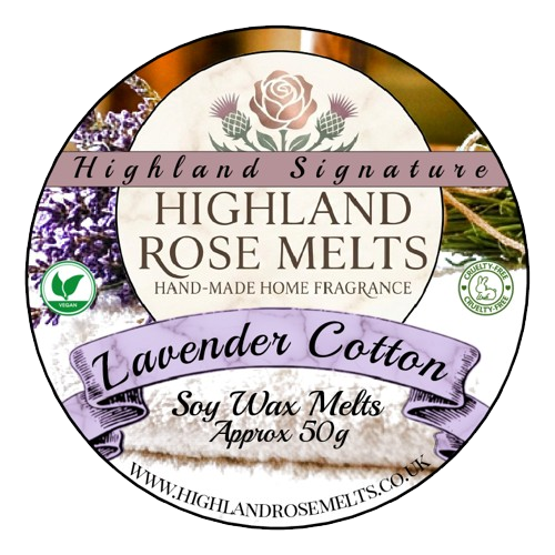 Lavender Cotton Wax Melt pot (Highland Signature)