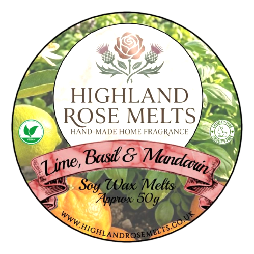 Lime, Basil & Mandarin Wax Melt Pot