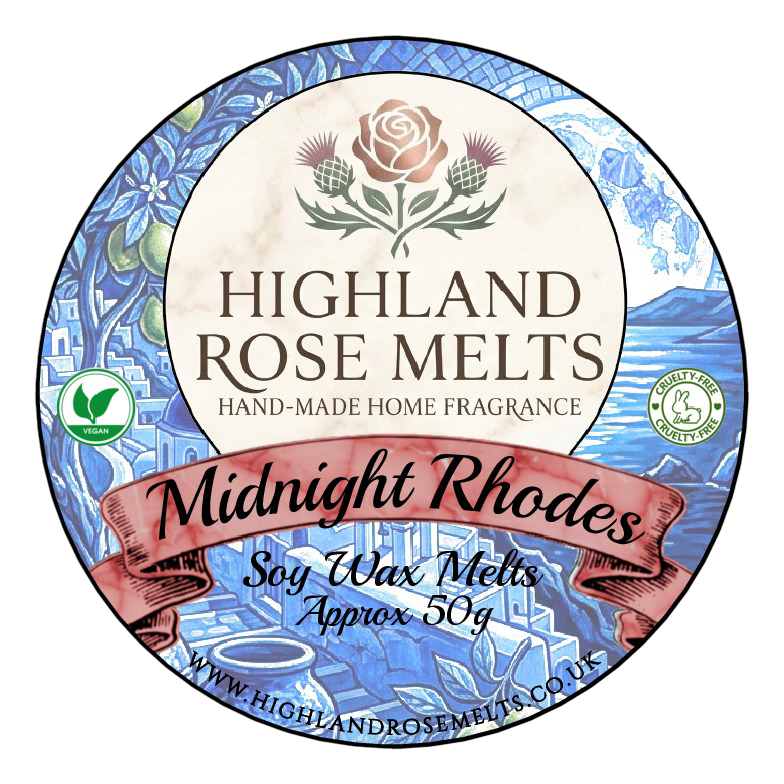 Midnight Rhodes Wax Melt Pot