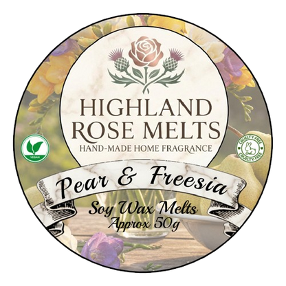 PEAR AND FREESIA WAX MELT POT