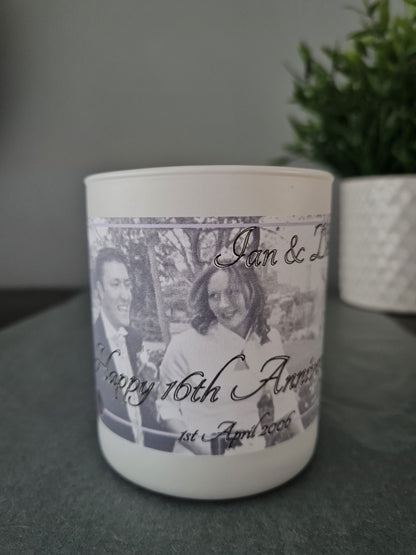PERSONALISED CANDLES - HIGHLAND ROSE MELTS