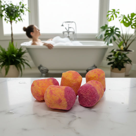 Rhubarb and Custard 5 Pack Mini Bath Shots