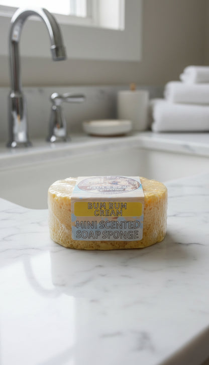 Bum Bum Cream Mini Scented Soap Sponge