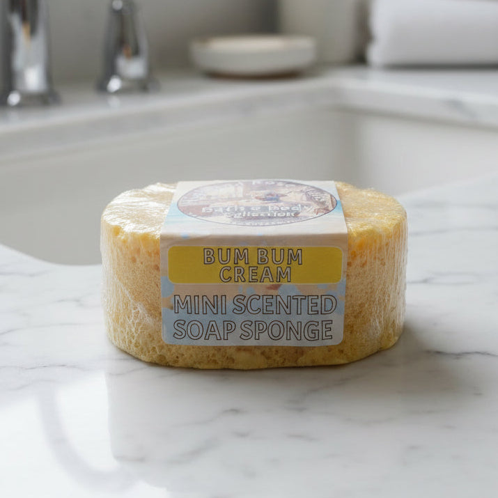 Bum Bum Cream Mini Scented Soap Sponge