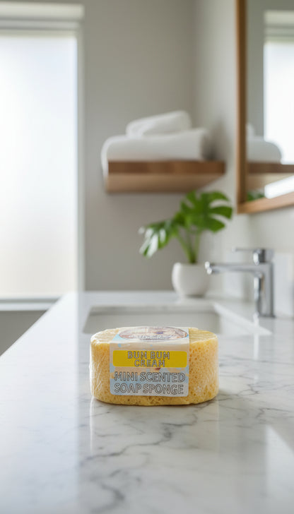 Bum Bum Cream Mini Scented Soap Sponge