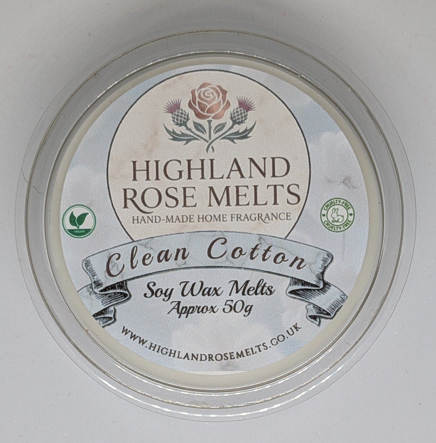 Clean Cotton Wax Melt Pot