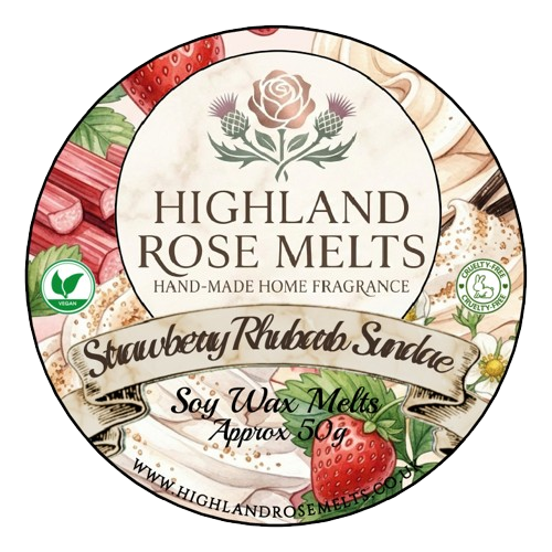 Strawberry Rhubarb Sundae Wax Melt Pot
